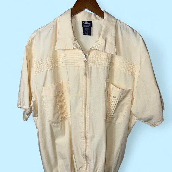 Vintage John Blair Zip Up Shirt - Picture 1 of 5